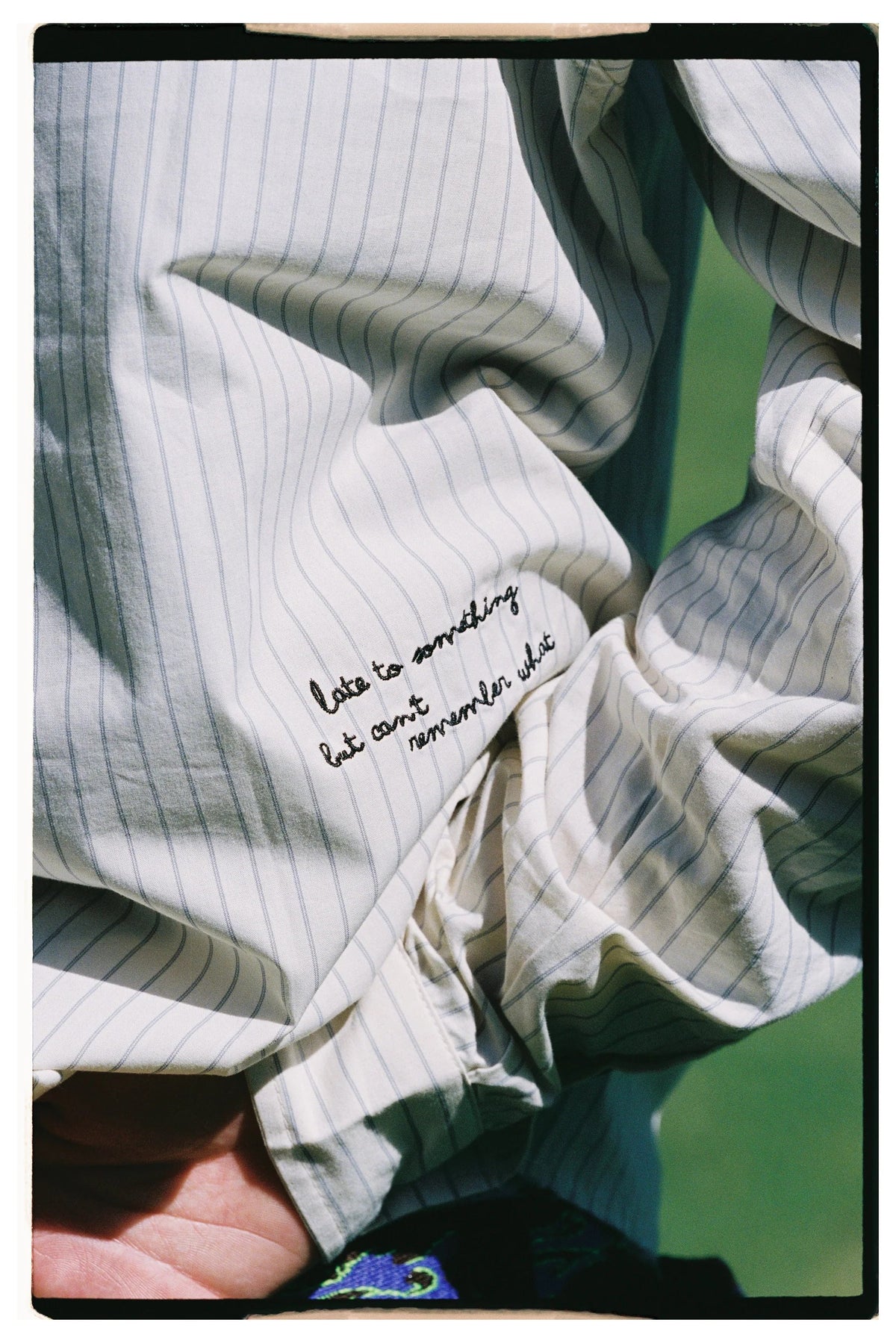 Late For Something Shirt - Off White (Organic)