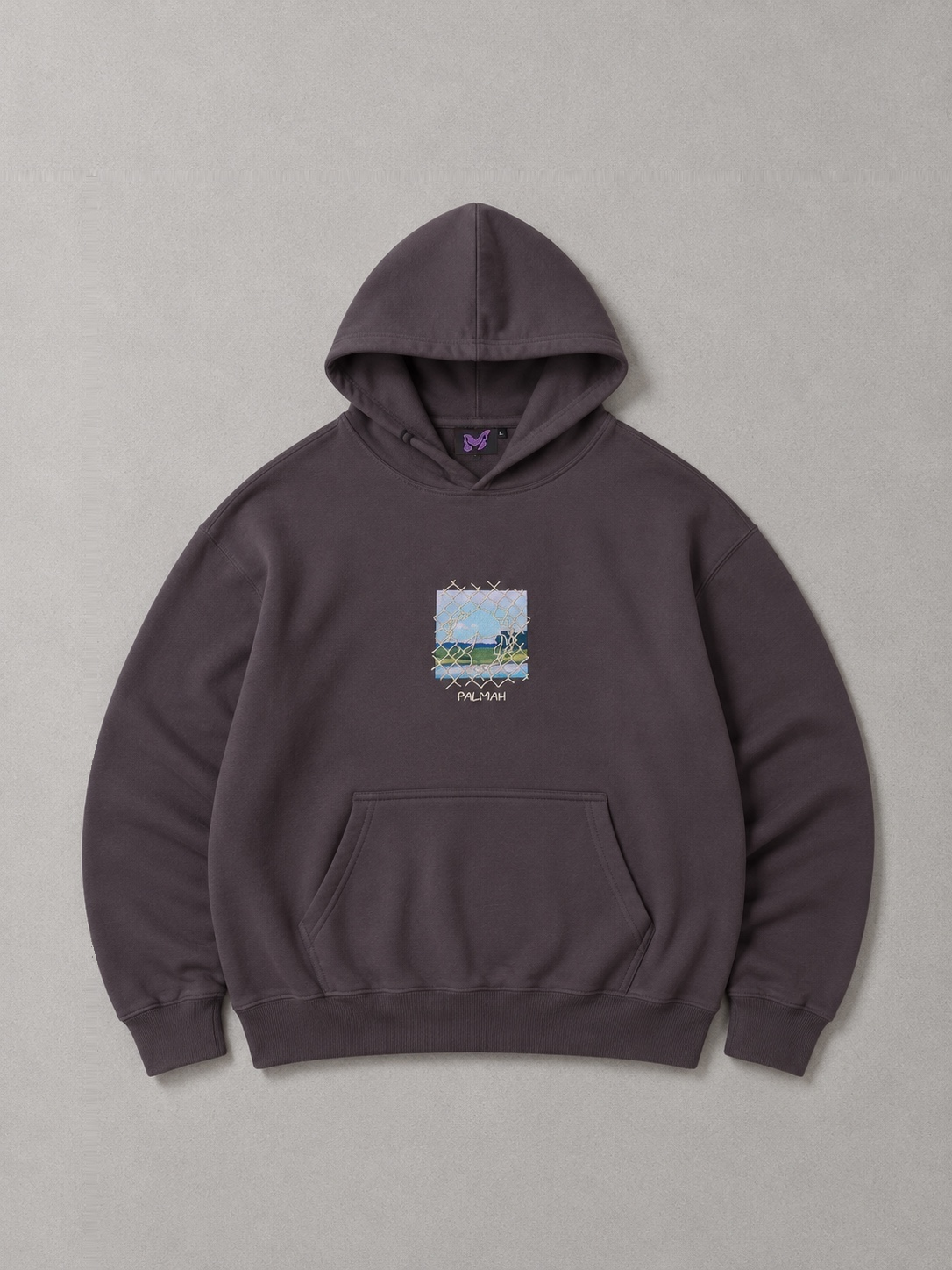 Barbed Ballet Hoodie - Charcoal (Hemp)