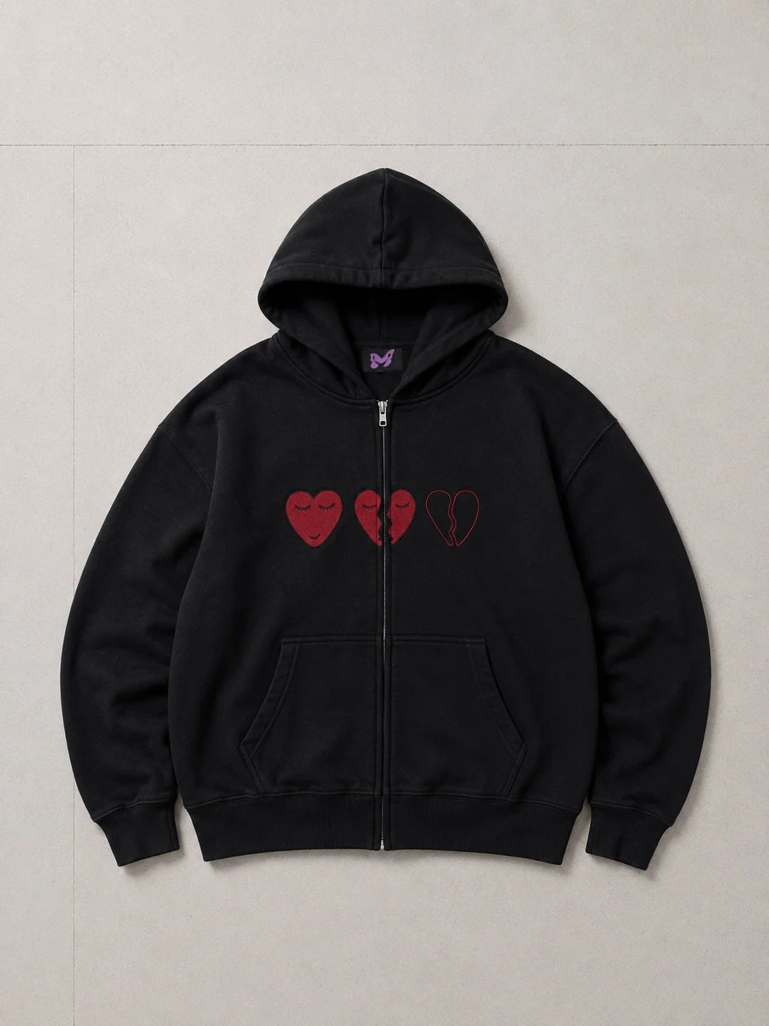 Between Beats Hoodie - Black (Hemp)